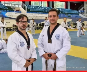 Mestres brasileiros de Taekwondo viajam para a Coreia para cursos, exames de graduação e participação no World Taekwondo Hanmadang 2023.