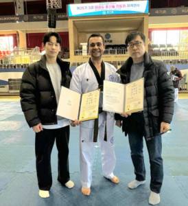 Curso Internacional de Instrutores de Defesa Pessoal do Taekwondo – Kukkiwon, Coreia do Sul