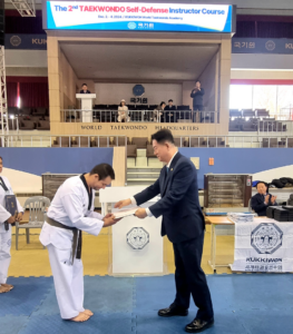 Curso Internacional de Instrutores de Defesa Pessoal do Taekwondo – Kukkiwon, Coreia do Sul